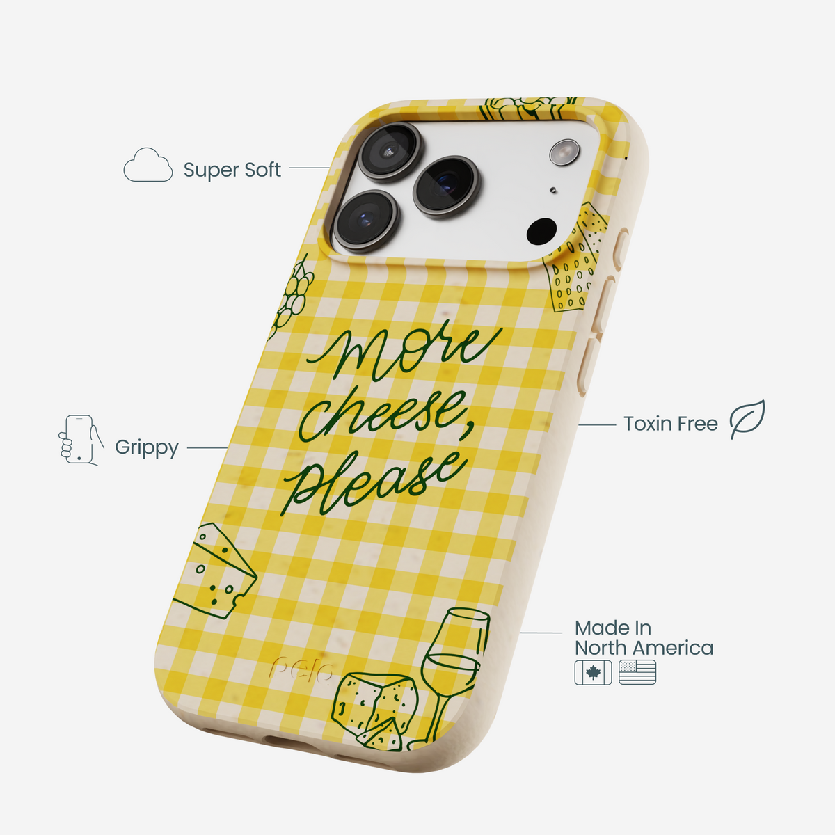 Seashell More Cheese iPhone 17 Pro Case
