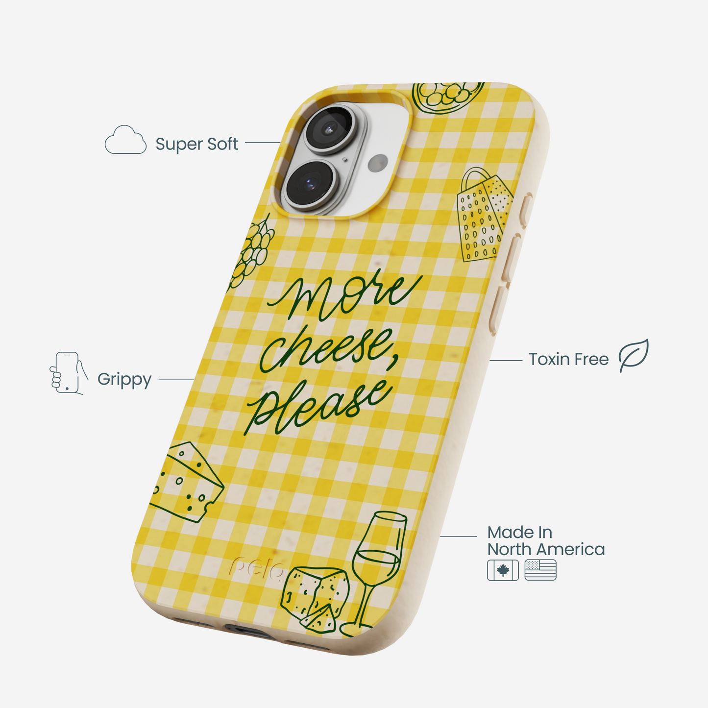 Seashell More Cheese iPhone 17 Case