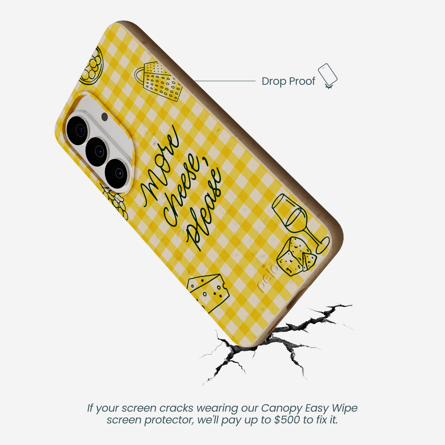 Seashell More Cheese Samsung Galaxy S26 Case