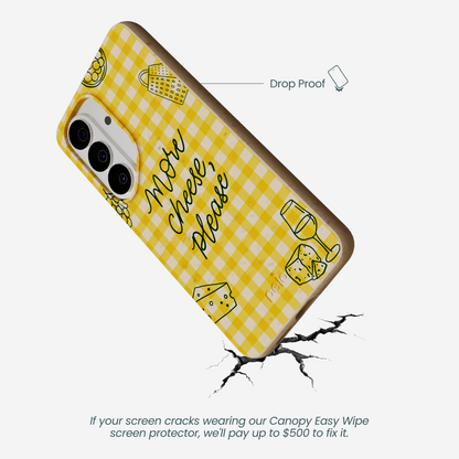 Seashell More Cheese Samsung Galaxy S26 Case