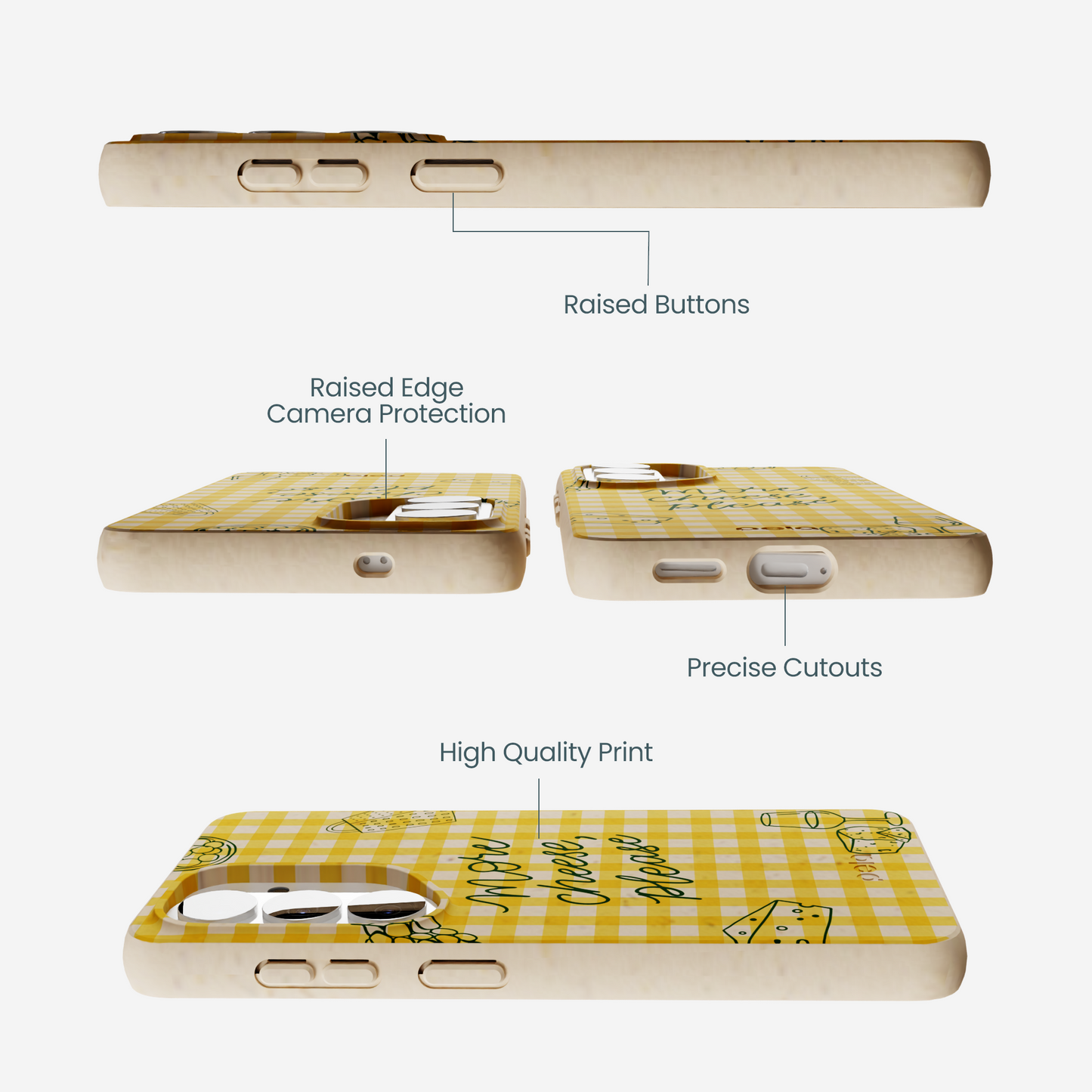 Seashell More Cheese Samsung Galaxy S26 Case