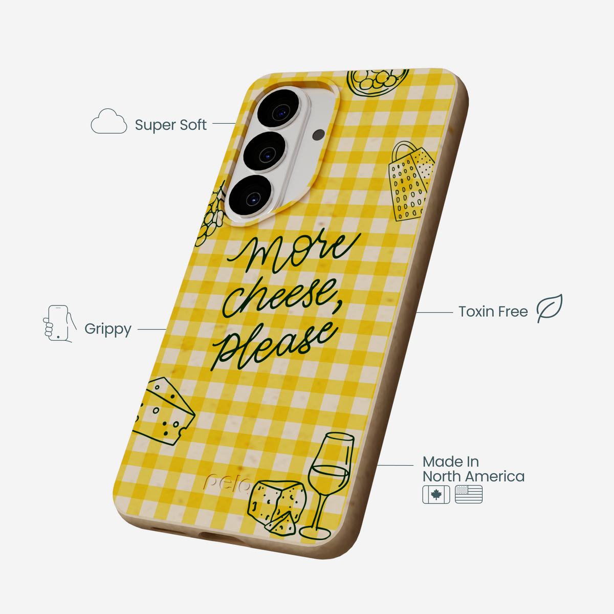 Seashell More Cheese Samsung Galaxy S26 Case