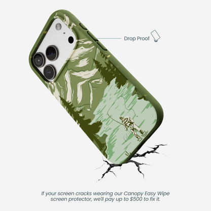 Forest Floor Morning Fishing iPhone 17 Pro Case