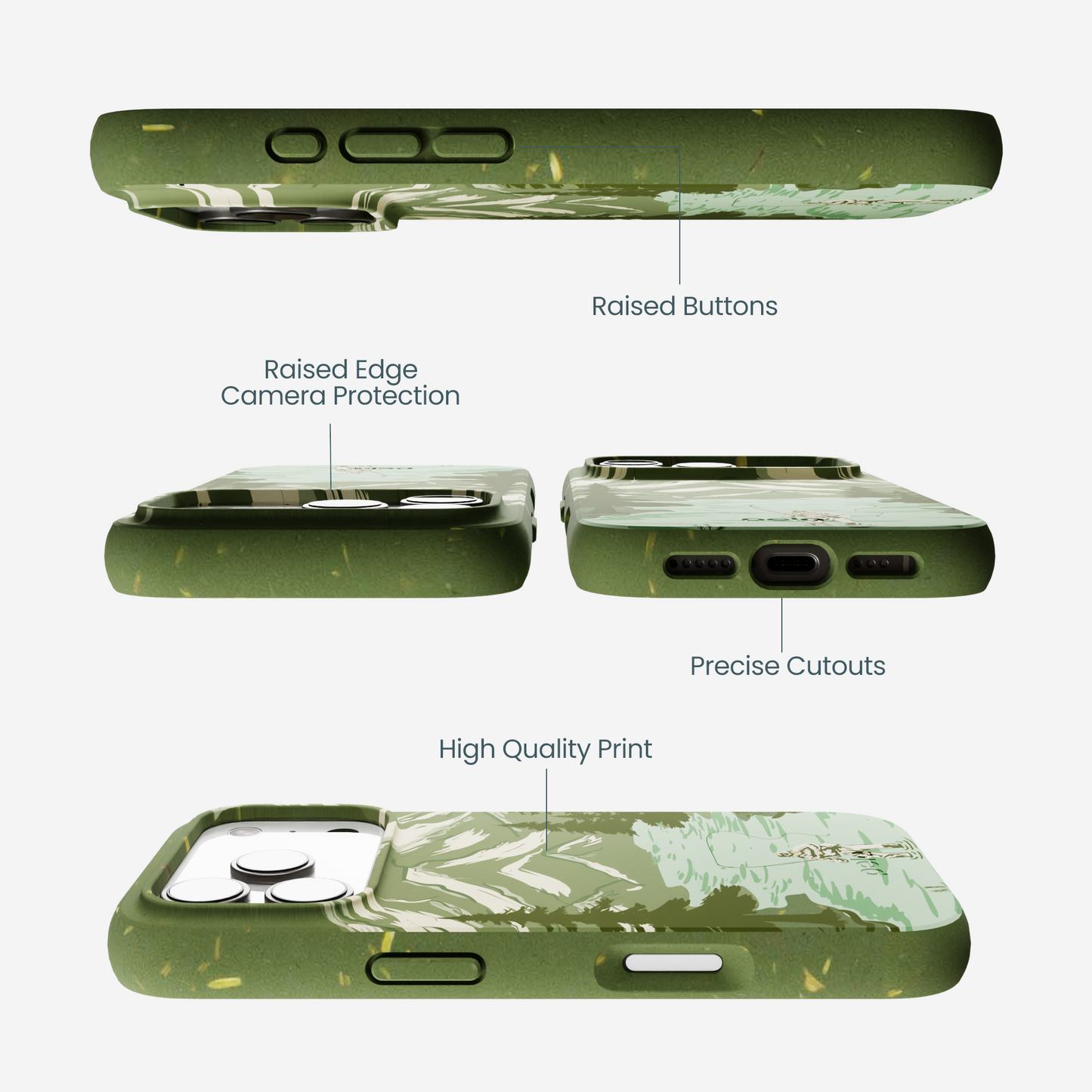 Forest Floor Morning Fishing iPhone 17 Pro Case