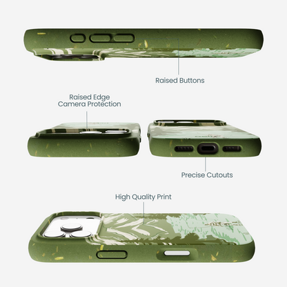 Forest Floor Morning Fishing iPhone 17 Pro Case