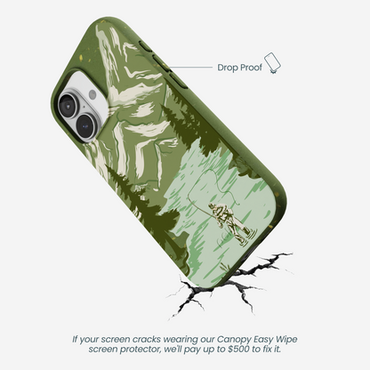 Forest Floor Morning Fishing iPhone 17 Case