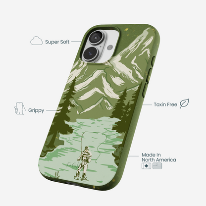 Forest Floor Morning Fishing iPhone 17 Case