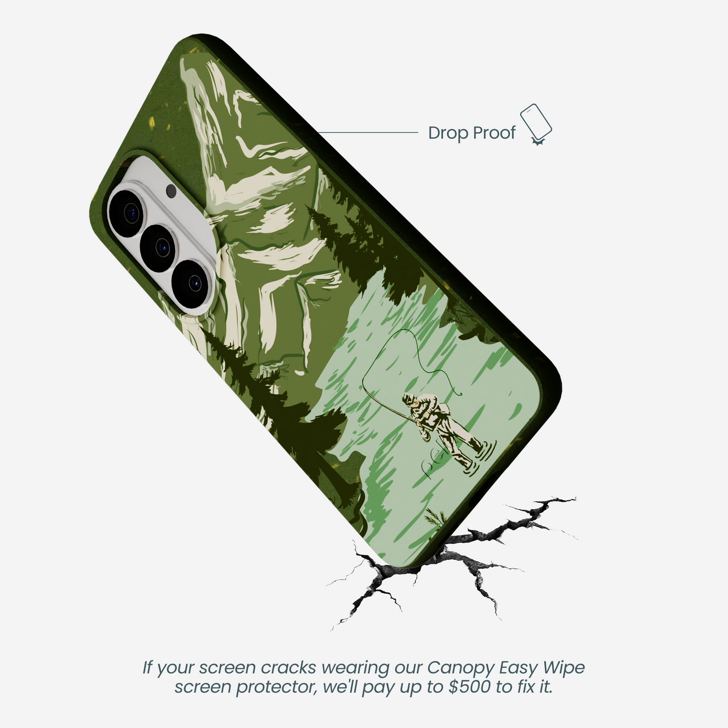 Forest Floor Morning Fishing Samsung Galaxy S26 Case