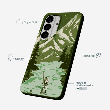 Forest Floor Morning Fishing Samsung Galaxy S26 Case