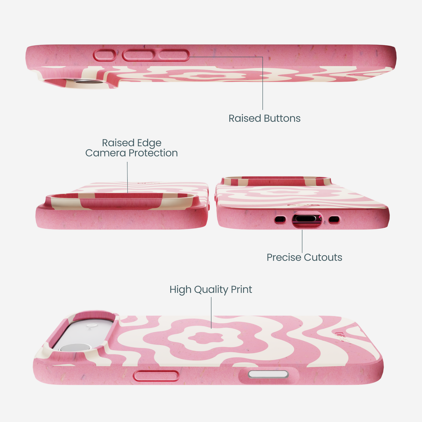 Bubblegum Pink Morning Flower iPhone Air Case