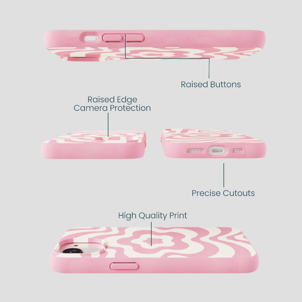 Bubblegum Pink Morning Flower iPhone 16e/17e Case