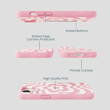 Bubblegum Pink Morning Flower iPhone 16e/17e Case