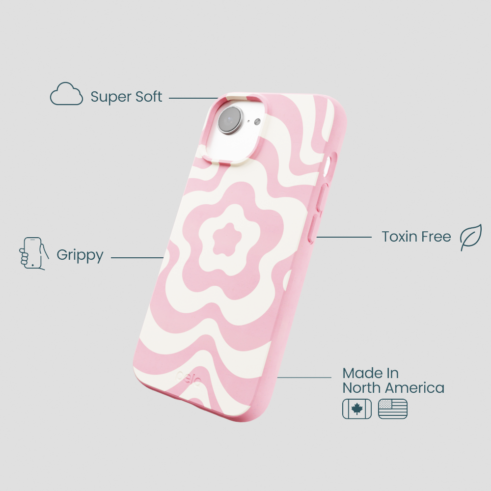Bubblegum Pink Morning Flower iPhone 16e/17e Case