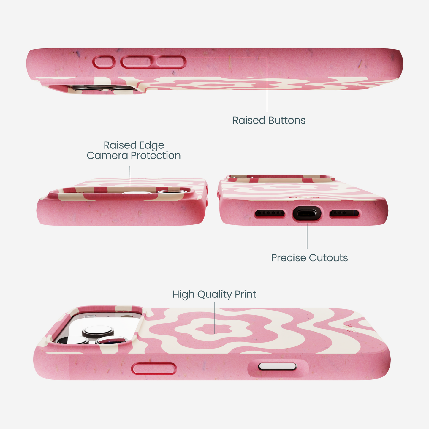 Bubblegum Pink Morning Flower iPhone 17 Pro Max Case