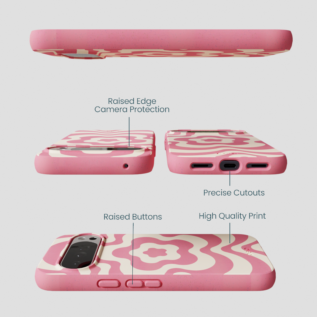Bubblegum Pink Morning Flower Google Pixel 10 Pro XL Case