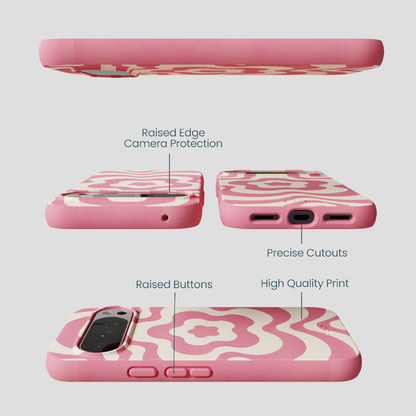 Bubblegum Pink Morning Flower Google Pixel 10 Pro XL Case