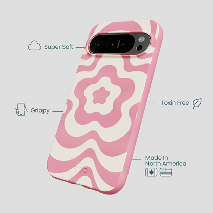 Bubblegum Pink Morning Flower Google Pixel 10 Pro XL Case