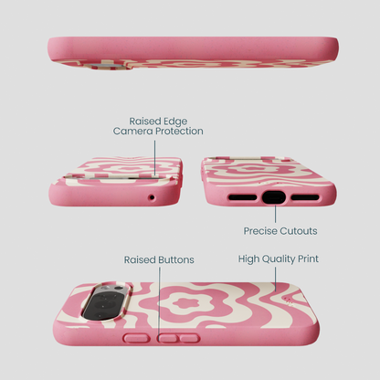 Bubblegum Pink Morning Flower Google Pixel 10/10 Pro Case
