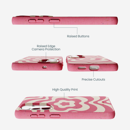 Bubblegum Pink Morning Flower Samsung Galaxy S26 Case