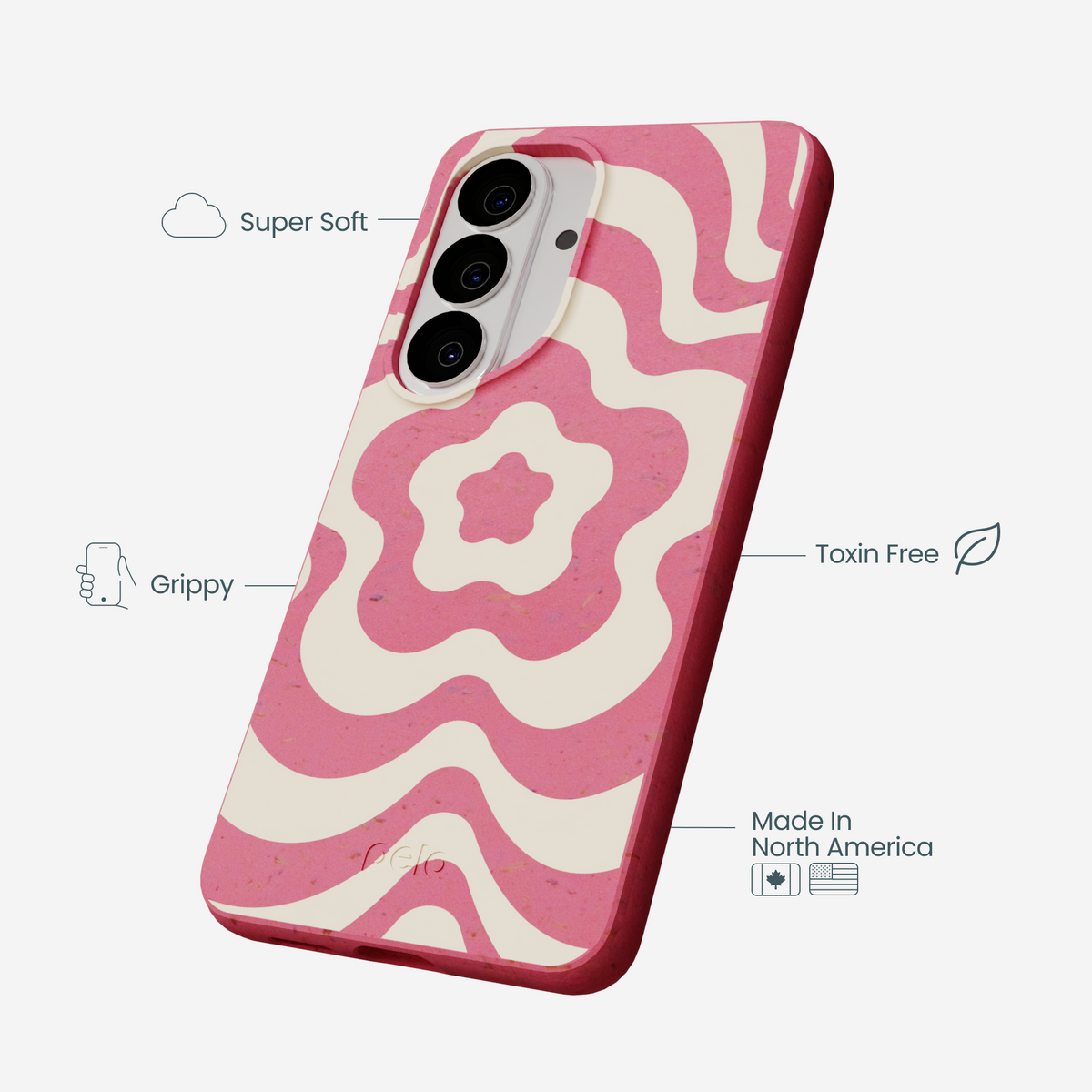 Bubblegum Pink Morning Flower Samsung Galaxy S26 Case