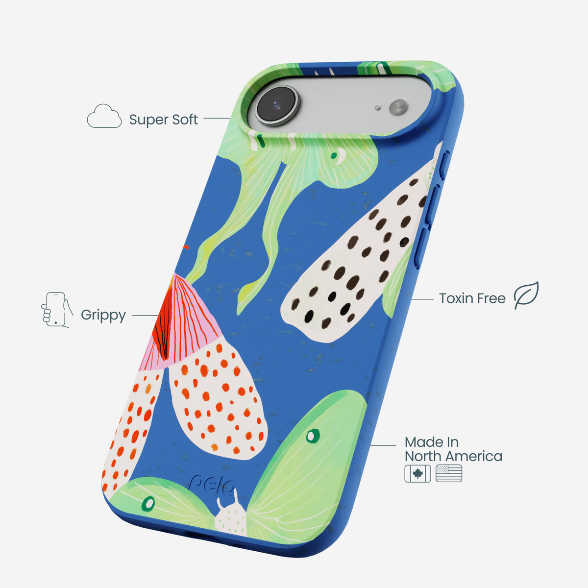 Electric Blue Mothopia iPhone Air Case