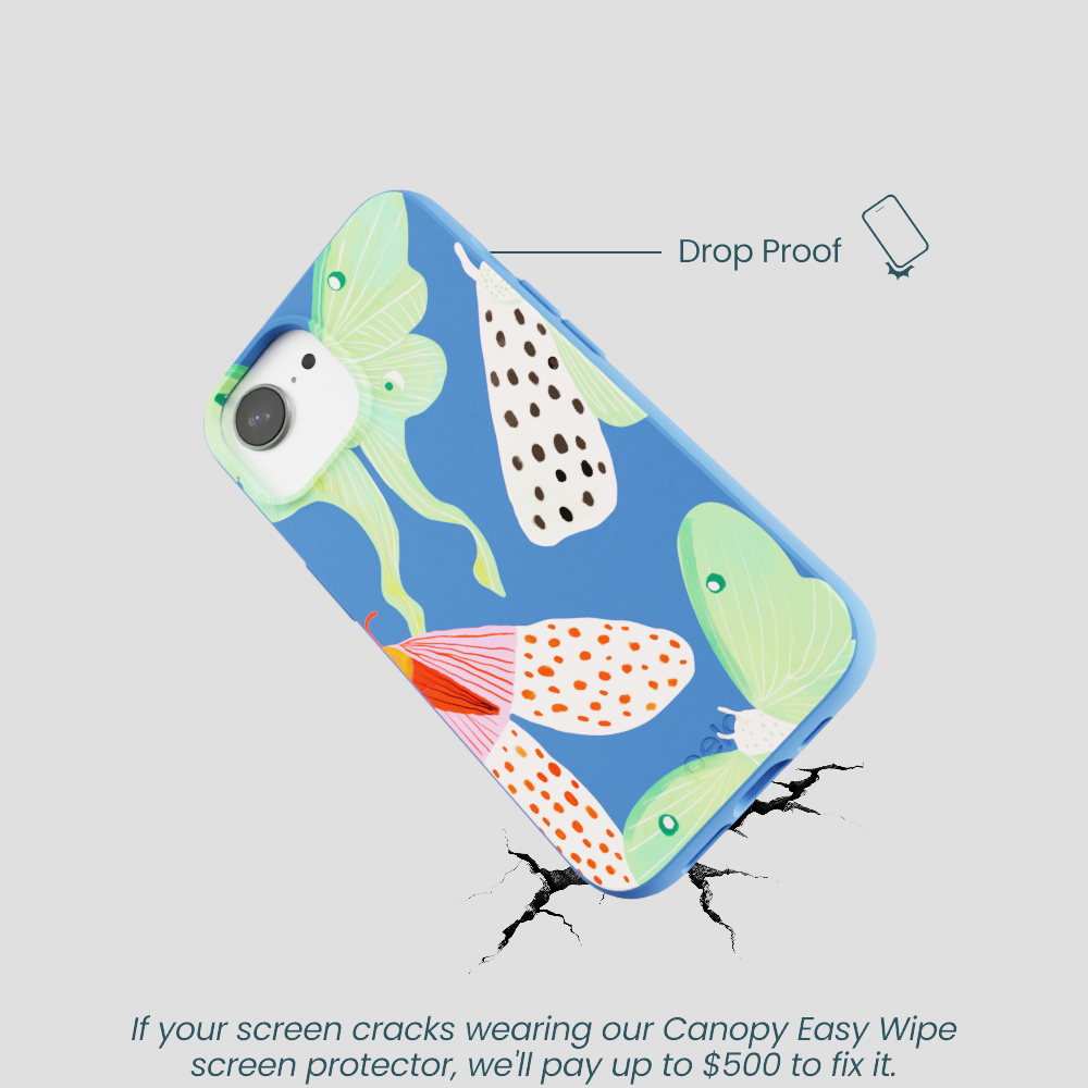 Electric Blue Mothopia iPhone 16e/17e Case