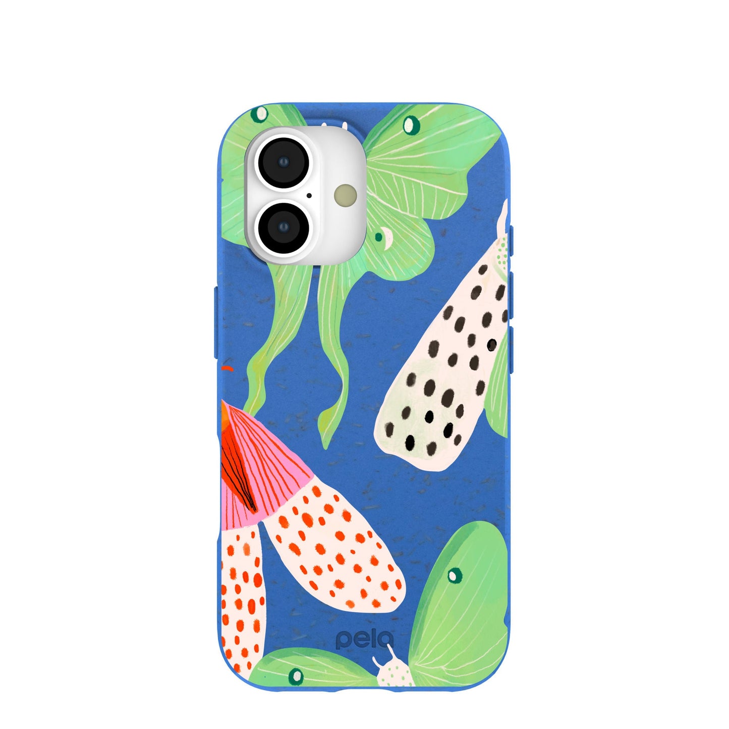 Electric Blue Mothopia iPhone 17 Case