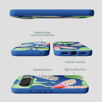 Electric Blue Mothopia Google Pixel 10 Pro XL Case