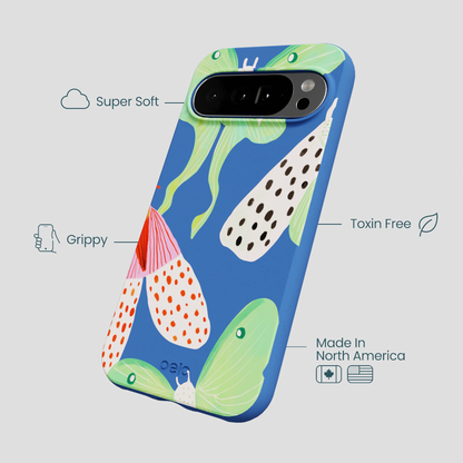 Electric Blue Mothopia Google Pixel 10 Pro XL Case