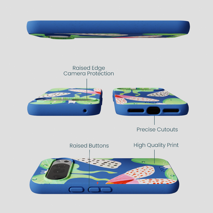 Electric Blue Mothopia Google Pixel 10/10 Pro Case