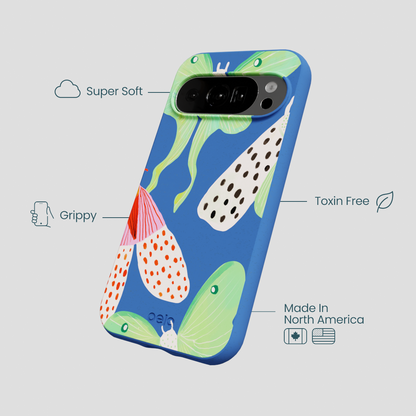 Electric Blue Mothopia Google Pixel 10/10 Pro Case