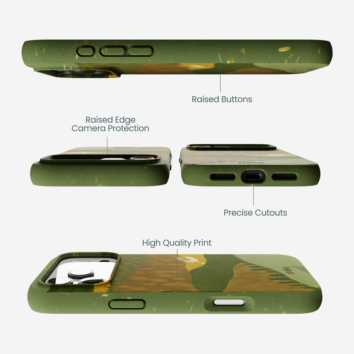 Forest Floor Mountain Nest iPhone 17 Pro Max Case