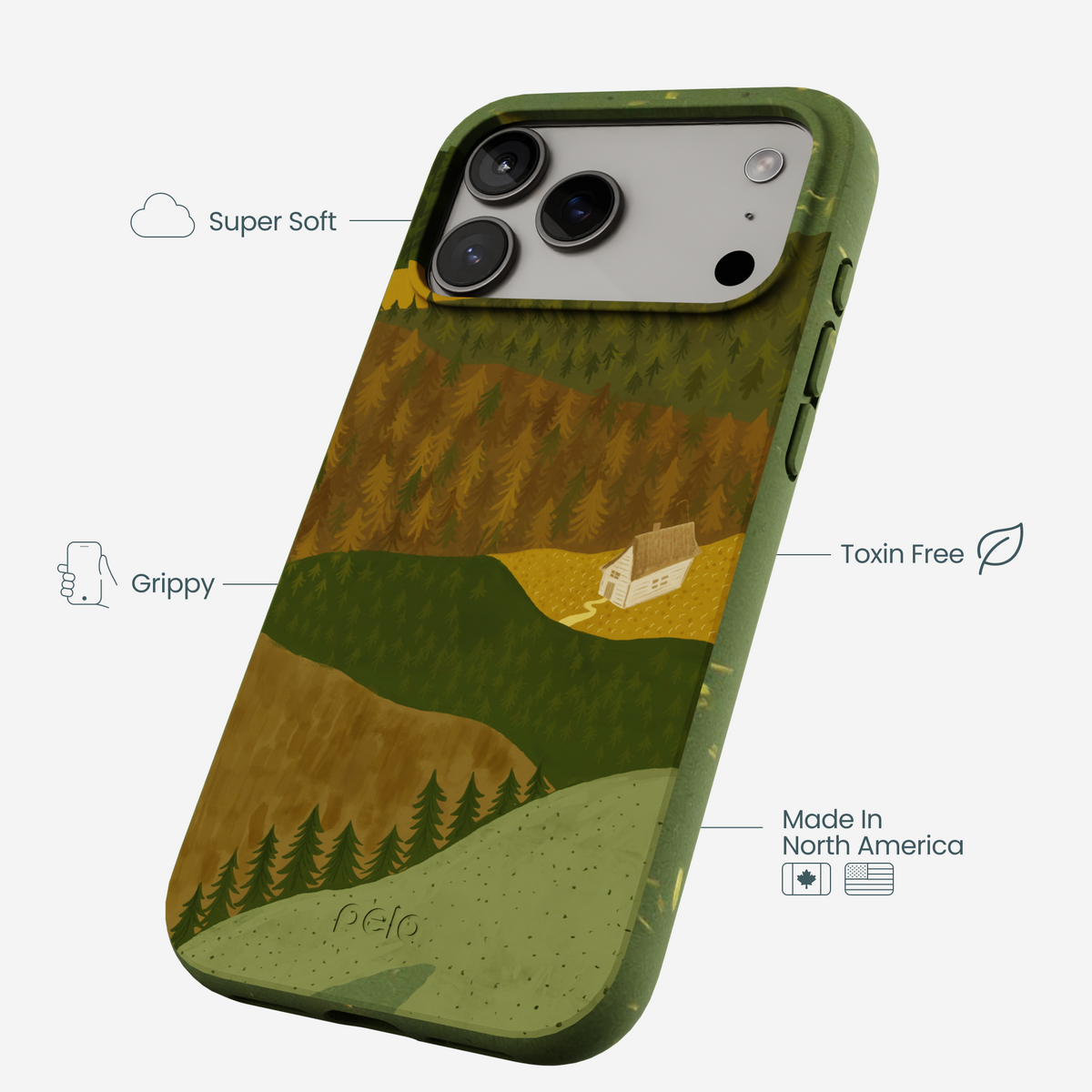 Forest Floor Mountain Nest iPhone 17 Pro Max Case