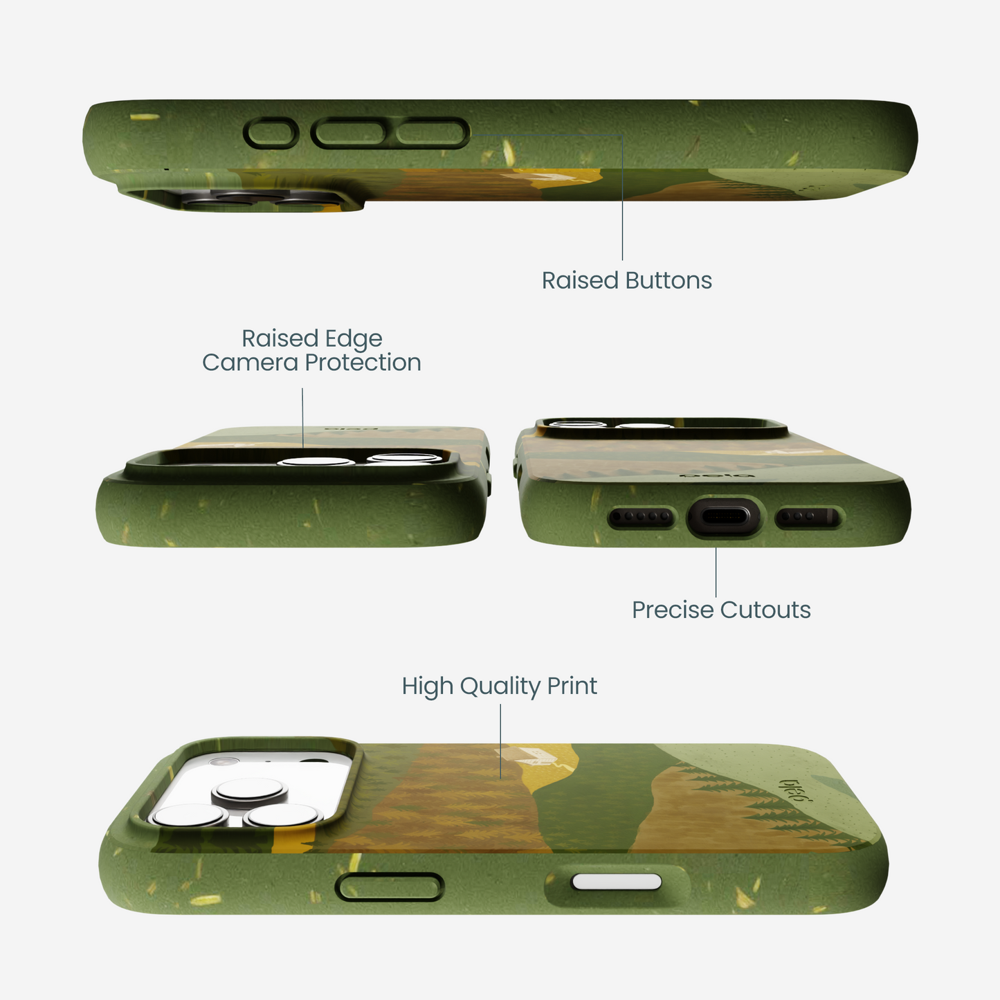 Forest Floor Mountain Nest iPhone 17 Pro Case