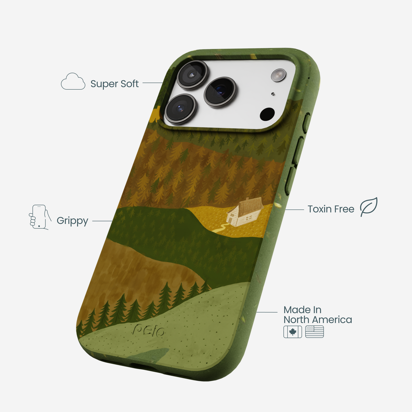 Forest Floor Mountain Nest iPhone 17 Pro Case