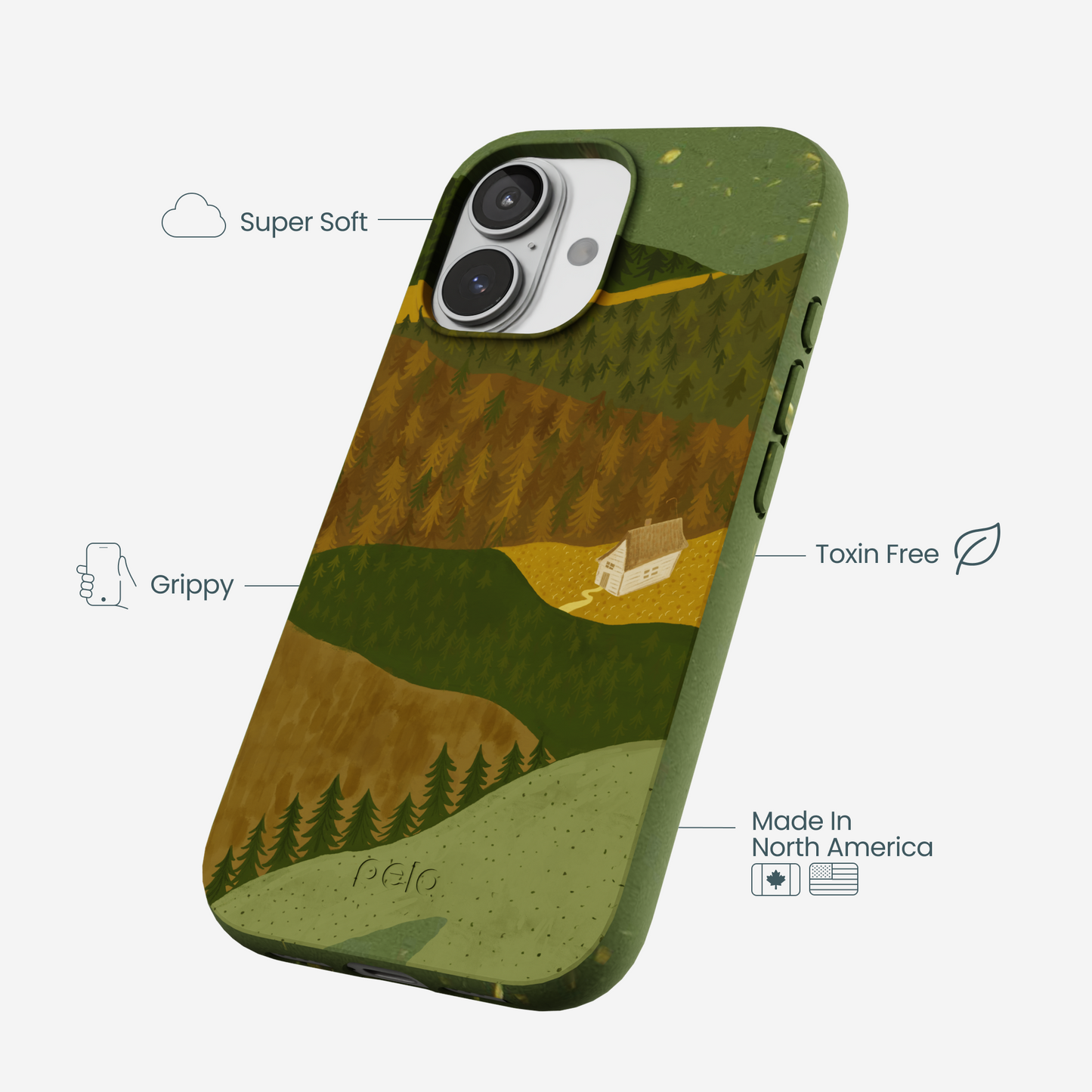 Forest Floor Mountain Nest iPhone 17 Case