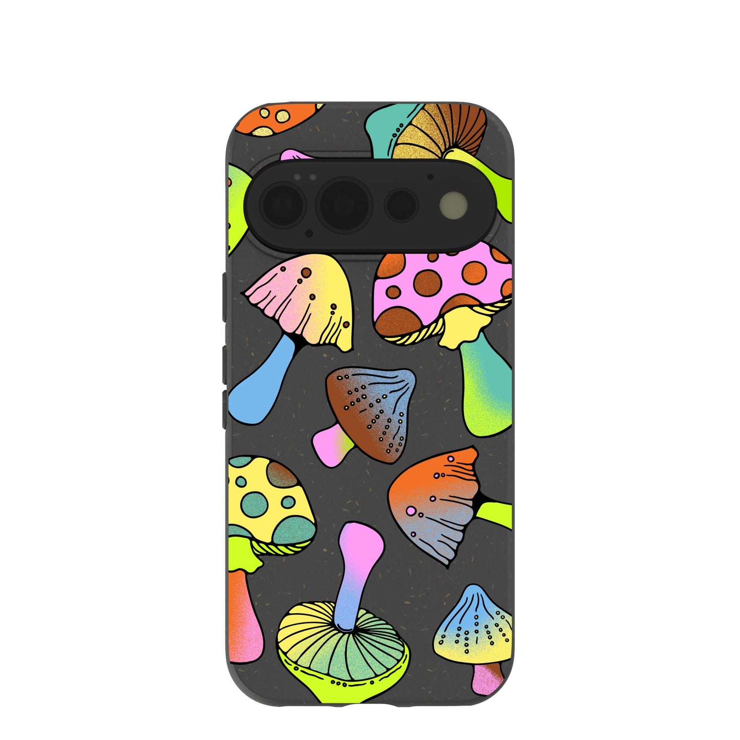 Black Mushroom Party Google Pixel 11 Pro Case