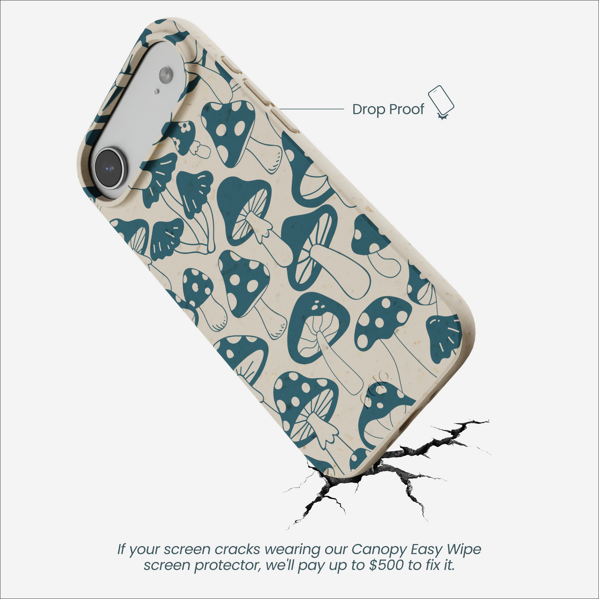 London Fog Mushroom Power iPhone Air Case