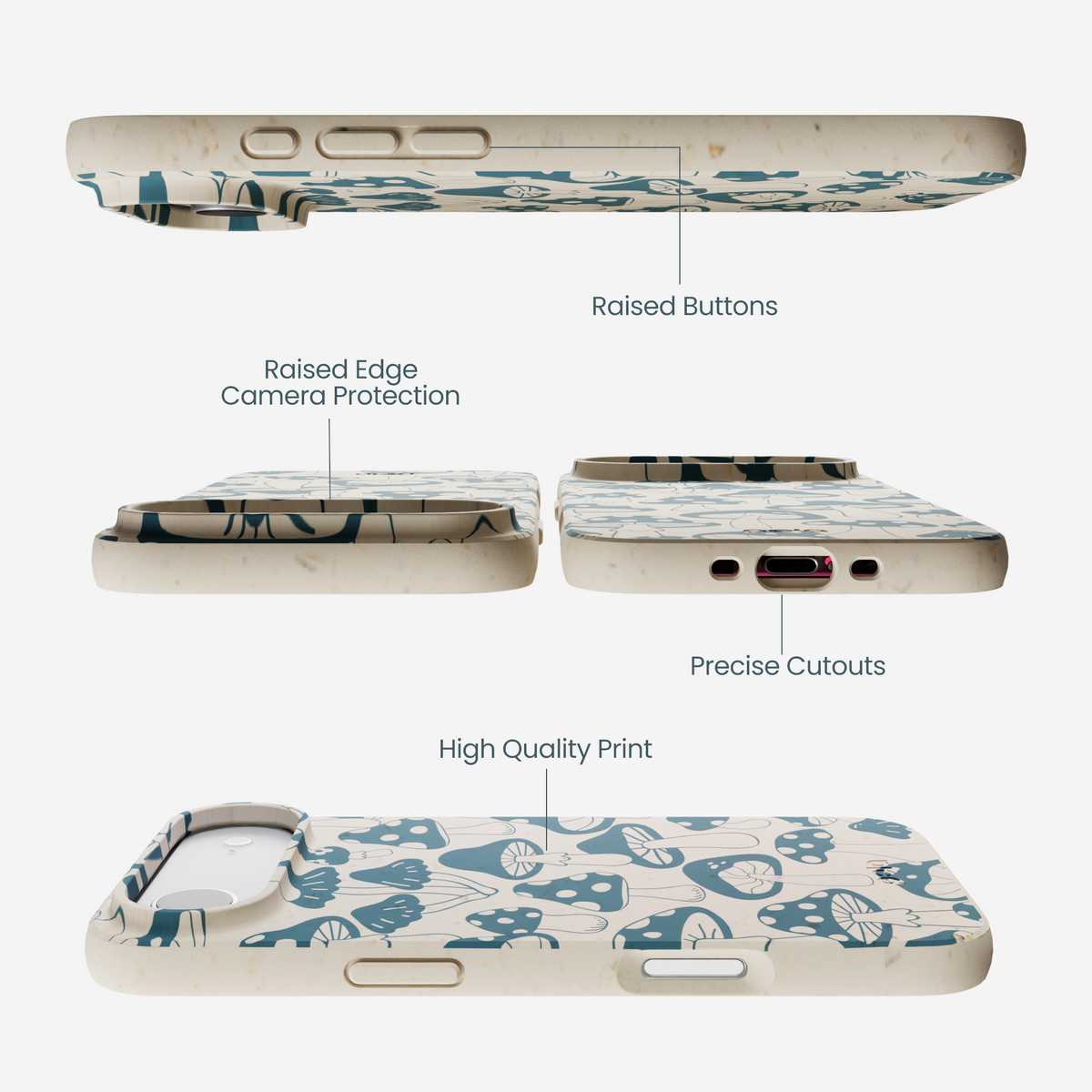 London Fog Mushroom Power iPhone Air Case
