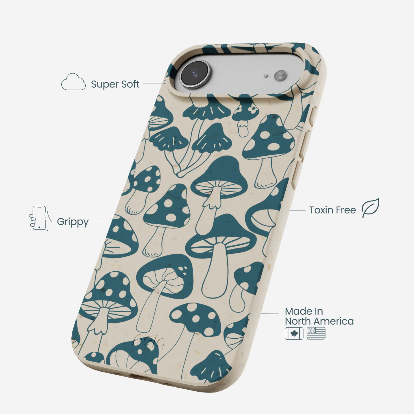 London Fog Mushroom Power iPhone Air Case