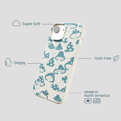 London Fog Mushroom Power iPhone 16e/17e Case