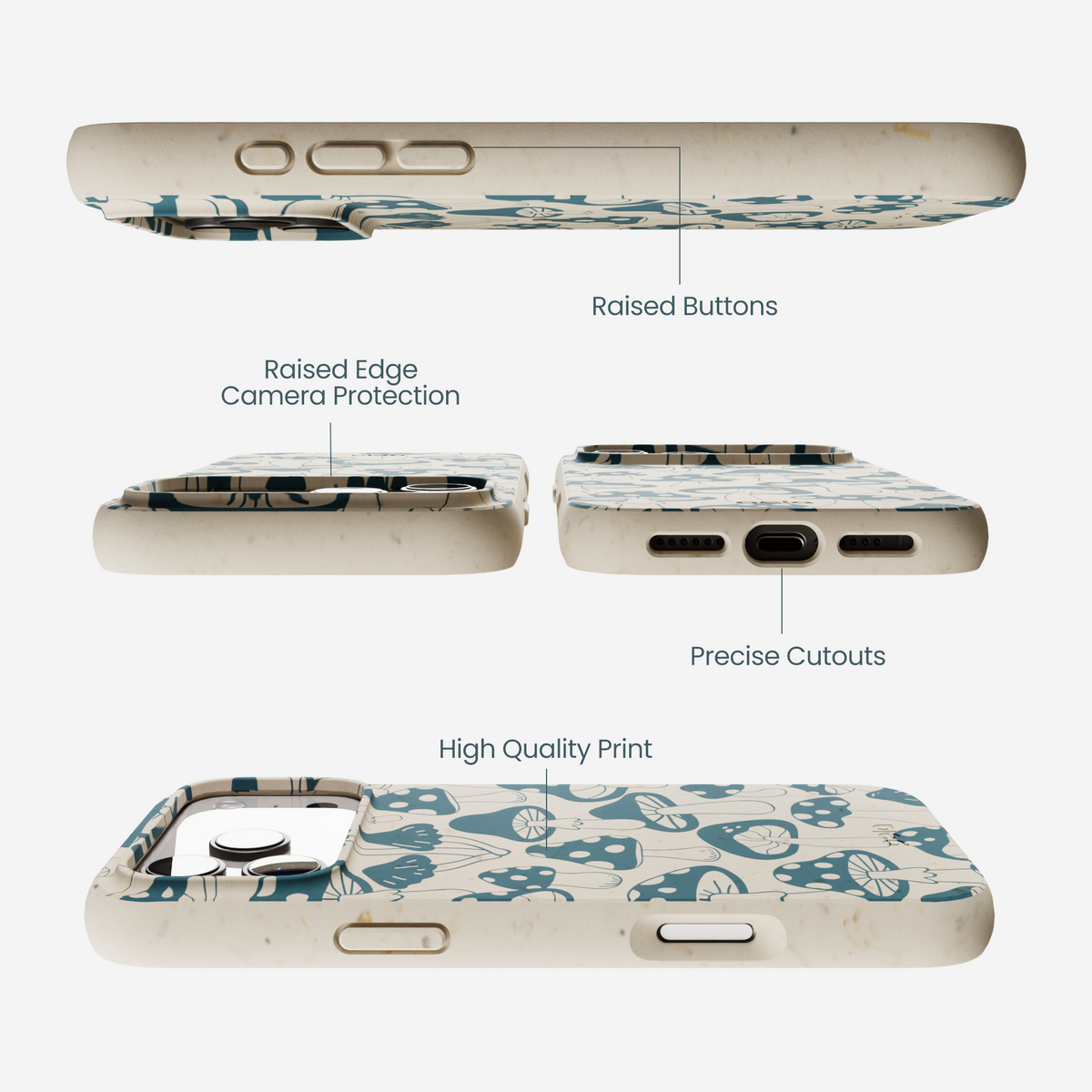 London Fog Mushroom Power iPhone 17 Pro Max Case