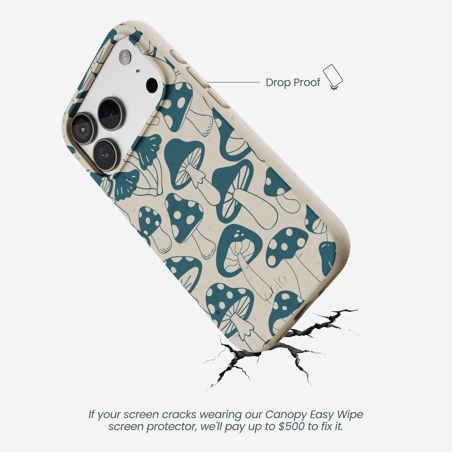 London Fog Mushroom Power iPhone 17 Pro Case
