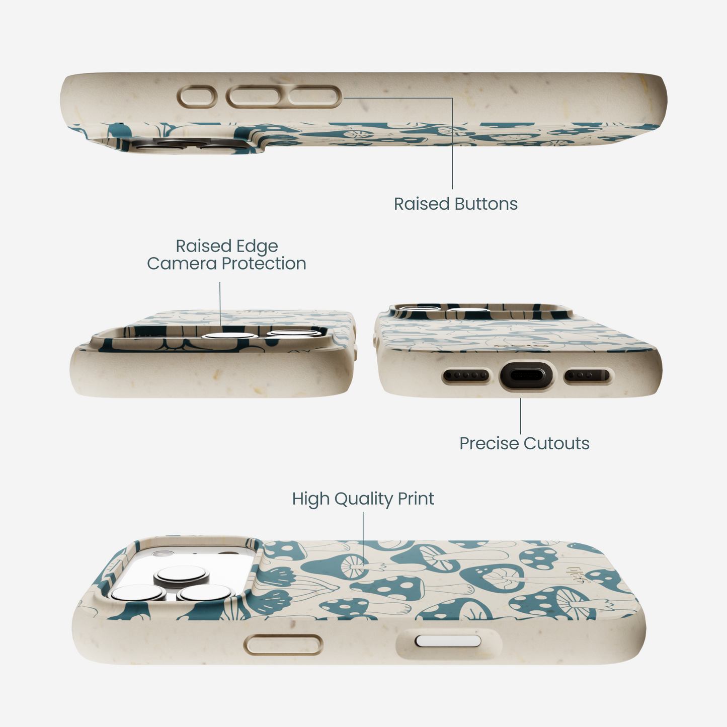 London Fog Mushroom Power iPhone 17 Pro Case
