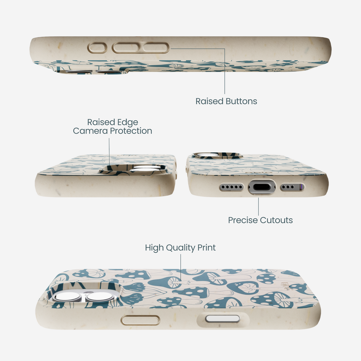 London Fog Mushroom Power iPhone 17 Case