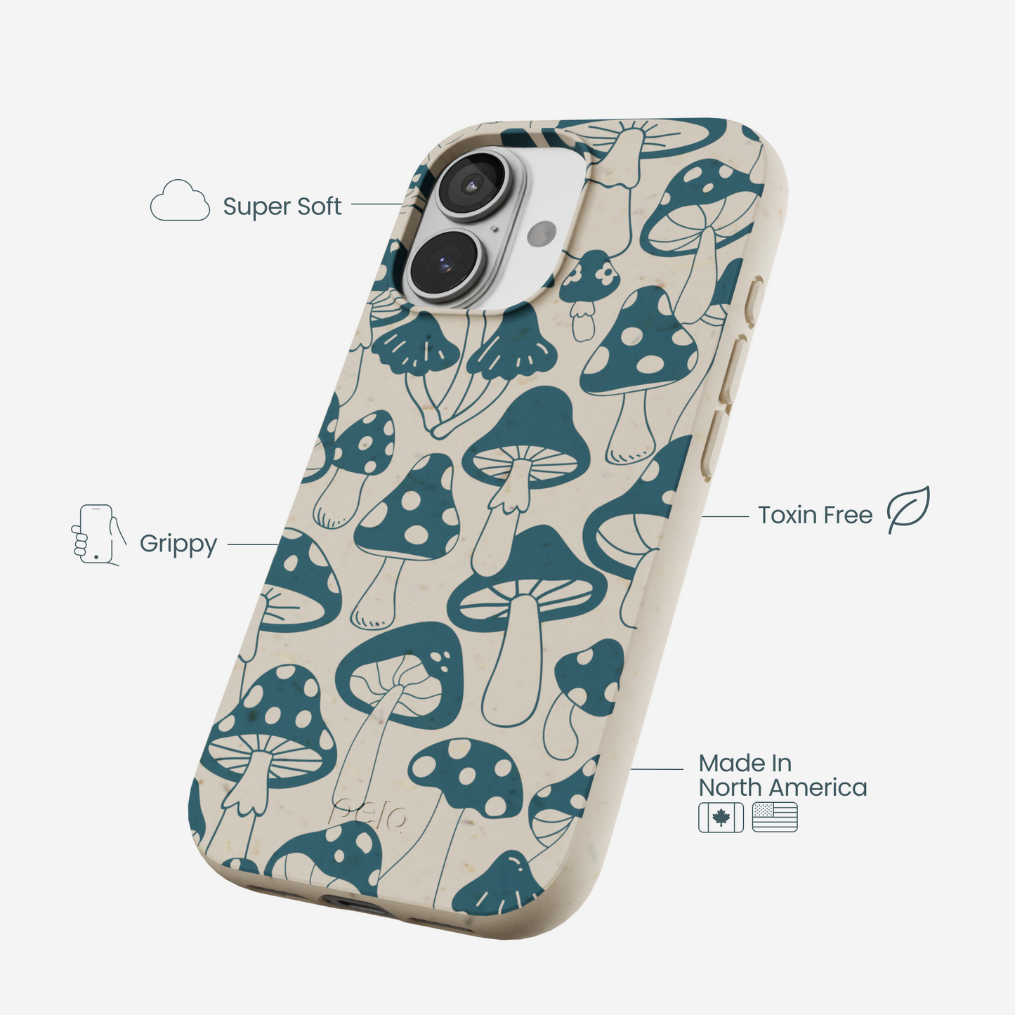 London Fog Mushroom Power iPhone 17 Case