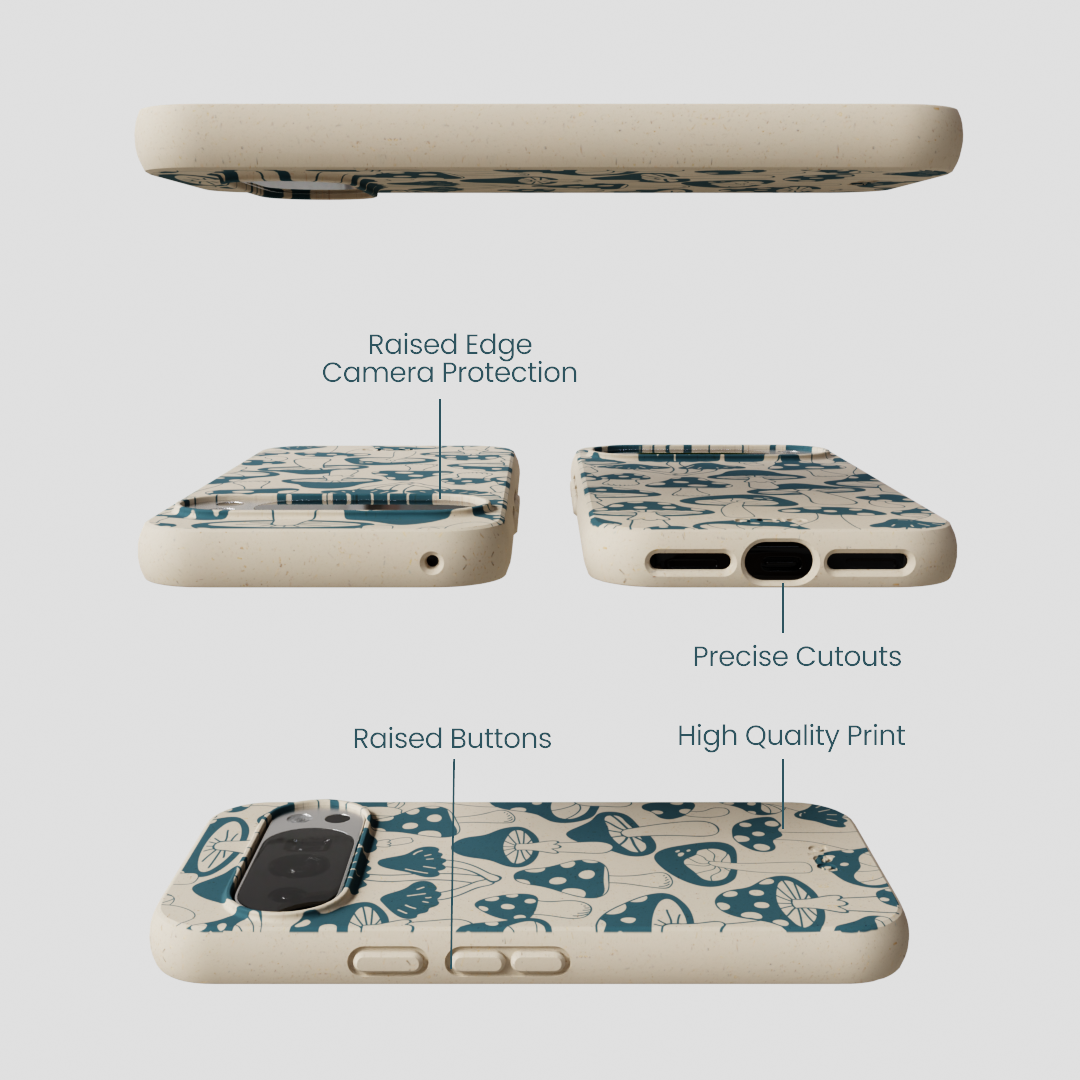 London Fog Mushroom Power Google Pixel 10/10 Pro Case