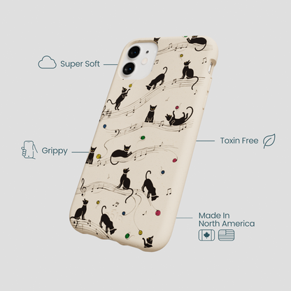 Seashell Music Kitties iPhone 11 Case