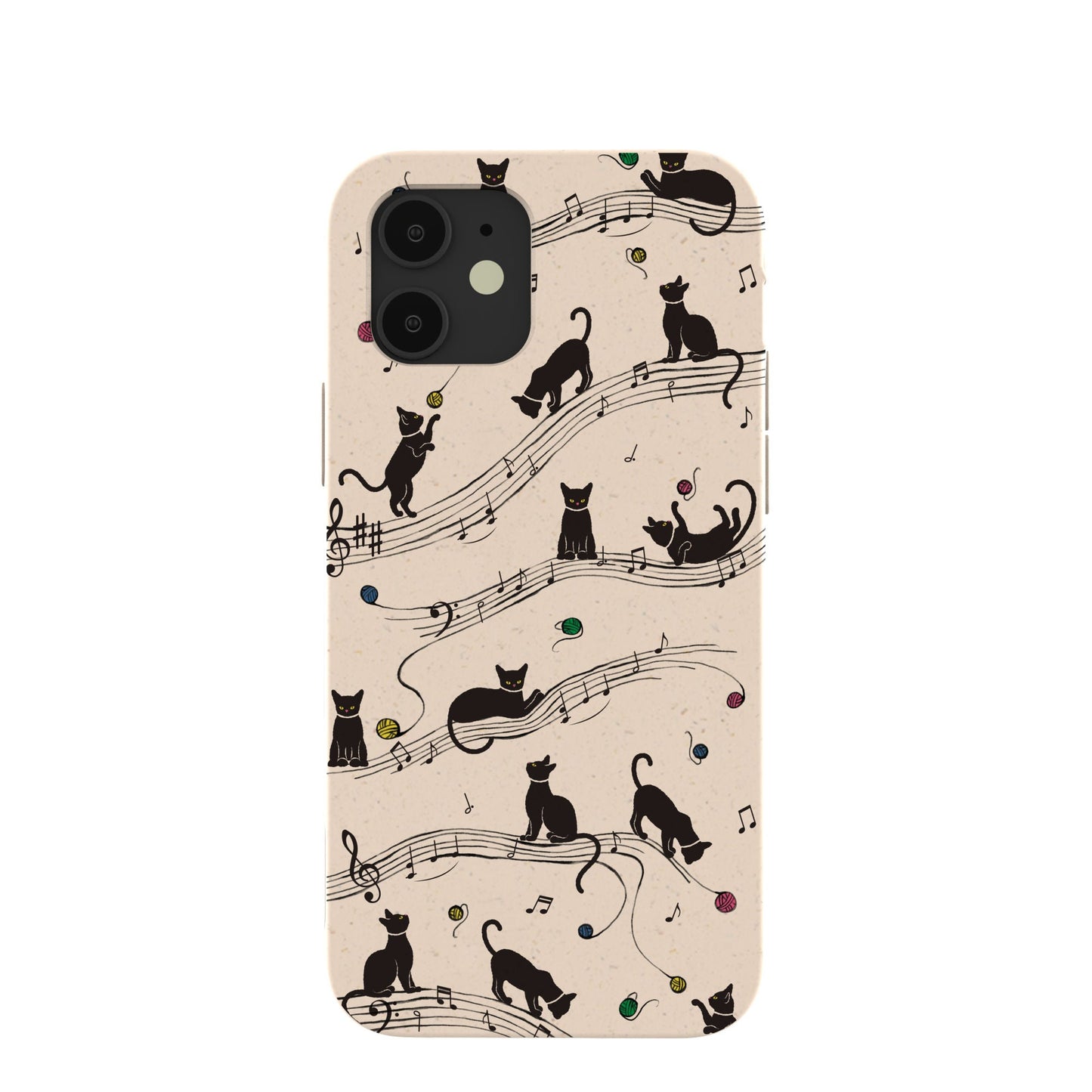 Seashell Music Kitties iPhone 12/ iPhone 12 Pro Case