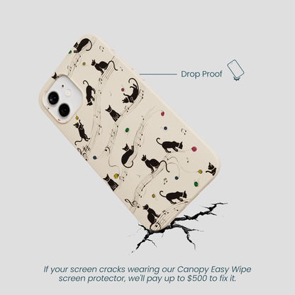 Seashell Music Kitties iPhone 12/ iPhone 12 Pro Case